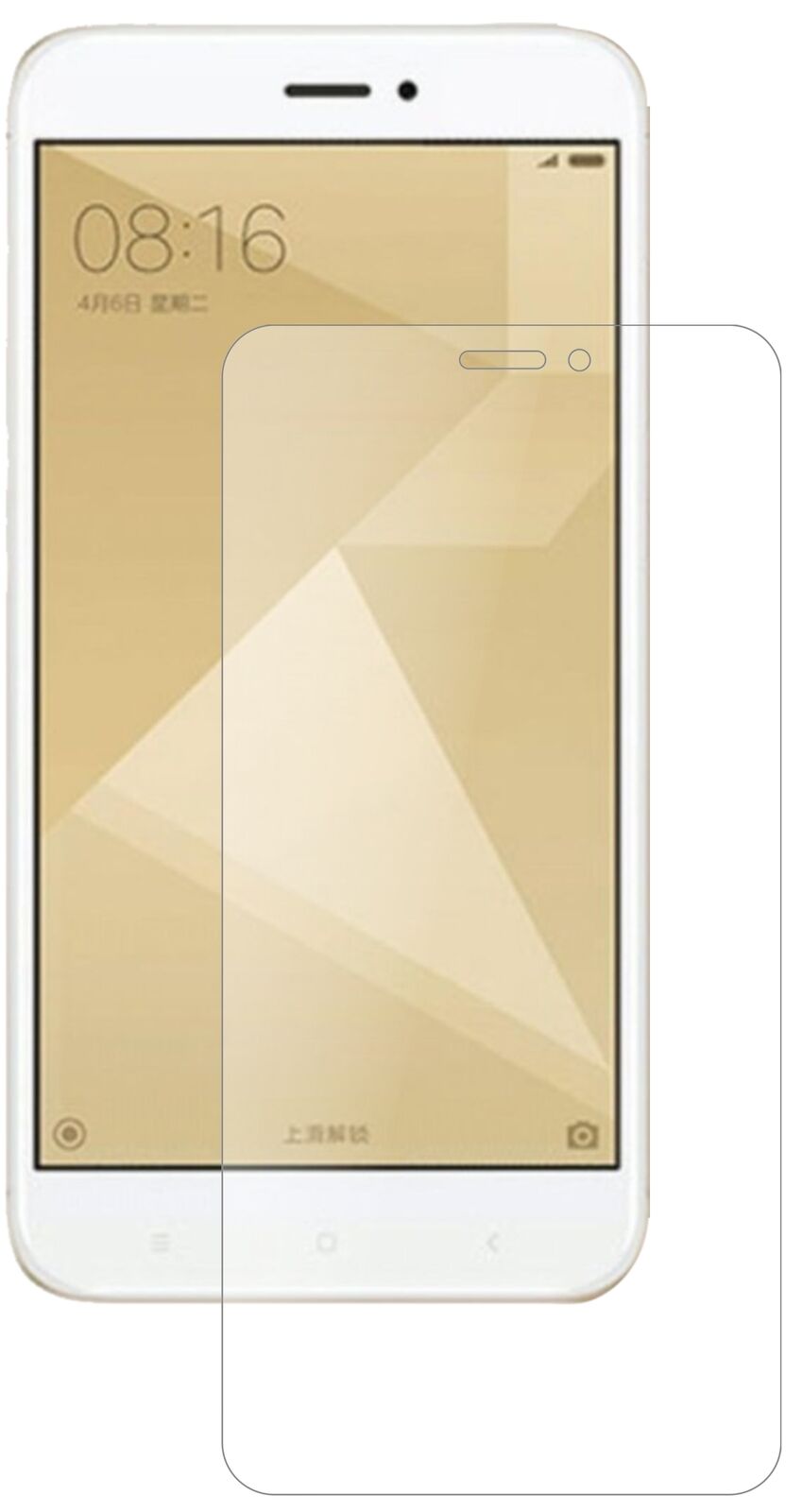 1x 9H Schutzfolie matt für Xiaomi Redmi 4X Panzerfolie