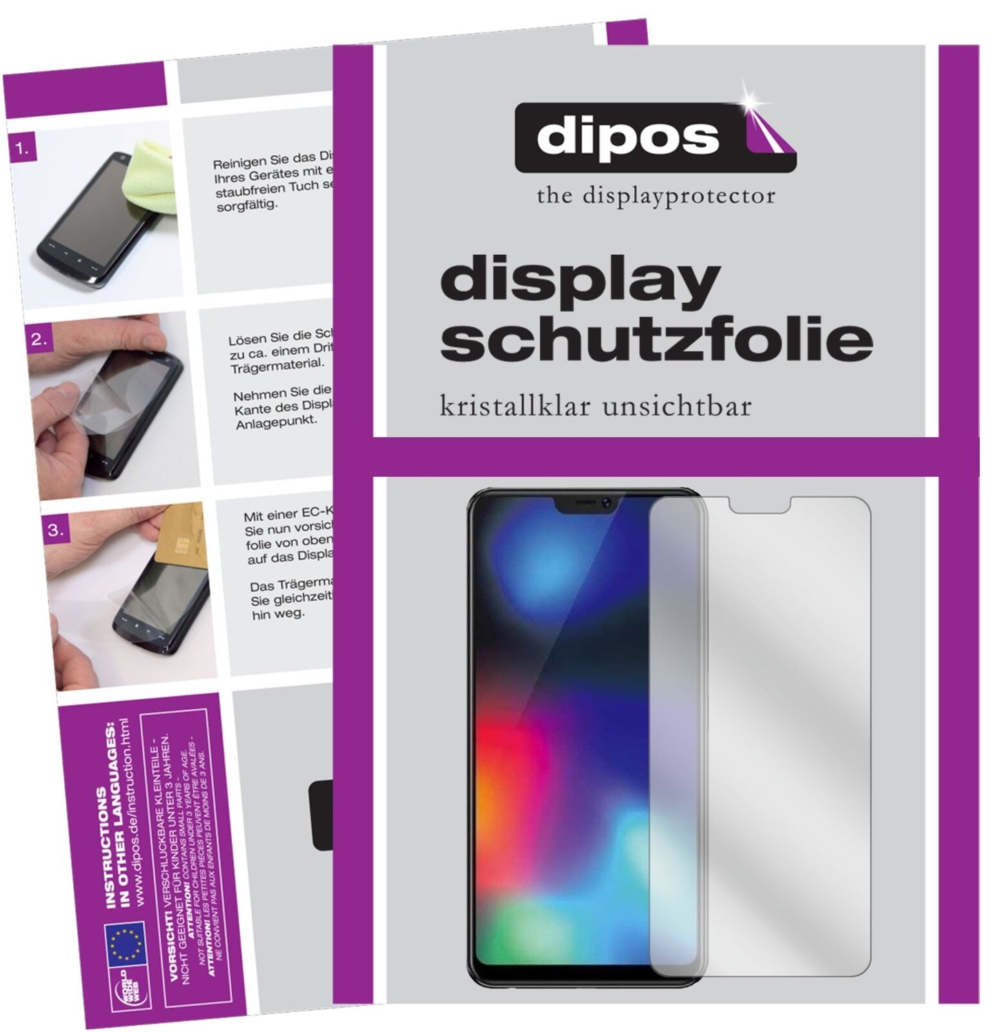 5x Schutzfolie klar für Vivo Z1i Display-Schutzfolie