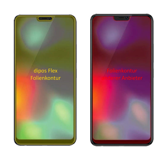 2x 3D Full Cover Schutzfolie für Vivo Z1i