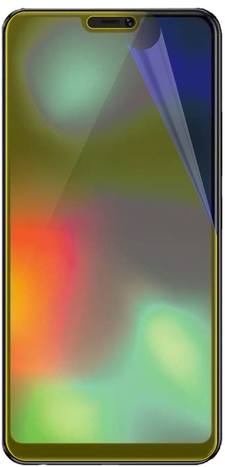 2x 3D Full Cover Schutzfolie für Vivo Z1i