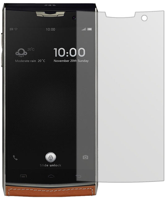 Matte Displayschutzfolie von dipos passend für Doogee T3, präziser Zuschnitt und blasenfrei montiert