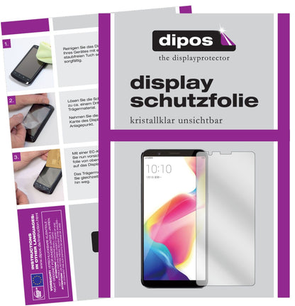 1x Schutzfolie klar für Oppo R11s Display-Schutzfolie