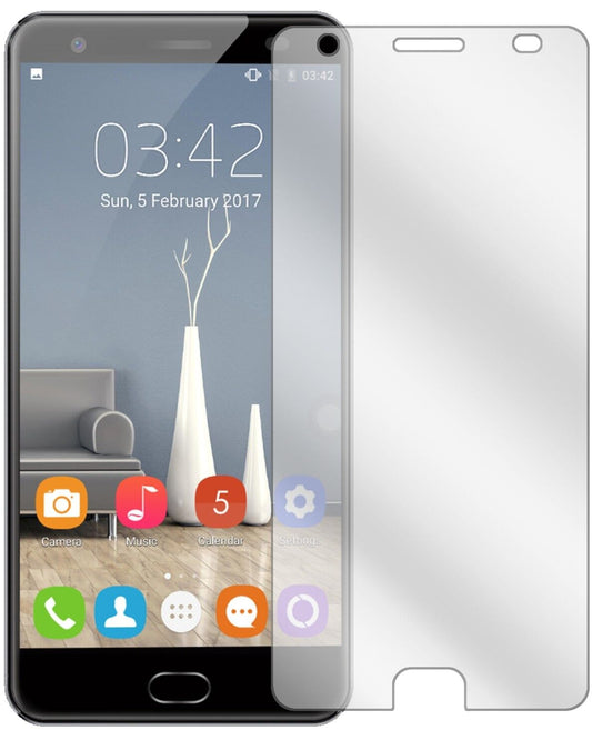 Klare Displayschutzfolie von dipos passend für Oukitel OK6000 Plus, präziser Zuschnitt und blasenfrei montiert