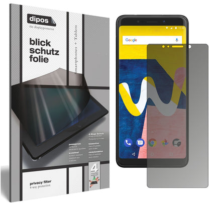 Blickschutzfolie für Wiko View Lite matt Schutzfolie Privacy