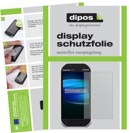 5x Schutzfolie matt für Panasonic Toughbook FZ-T1 Display-Schutzfolie
