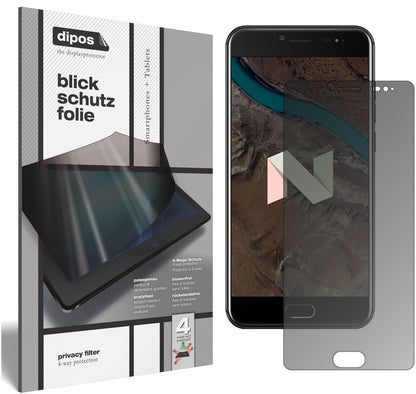 Blickschutzfolie für Ulefone T1 Premium matt Schutzfolie Privacy