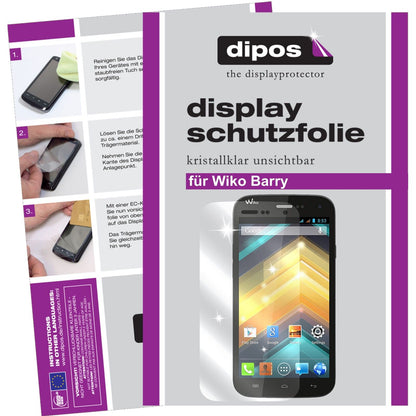2x Schutzfolie klar für Barry Wiko Display-Schutzfolie