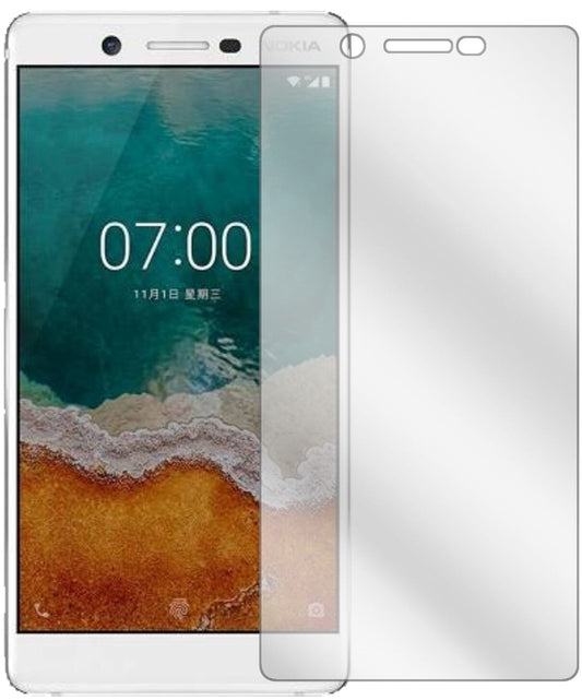 Klare Displayschutzfolie von dipos passend für Nokia 7, präziser Zuschnitt und blasenfrei montiert