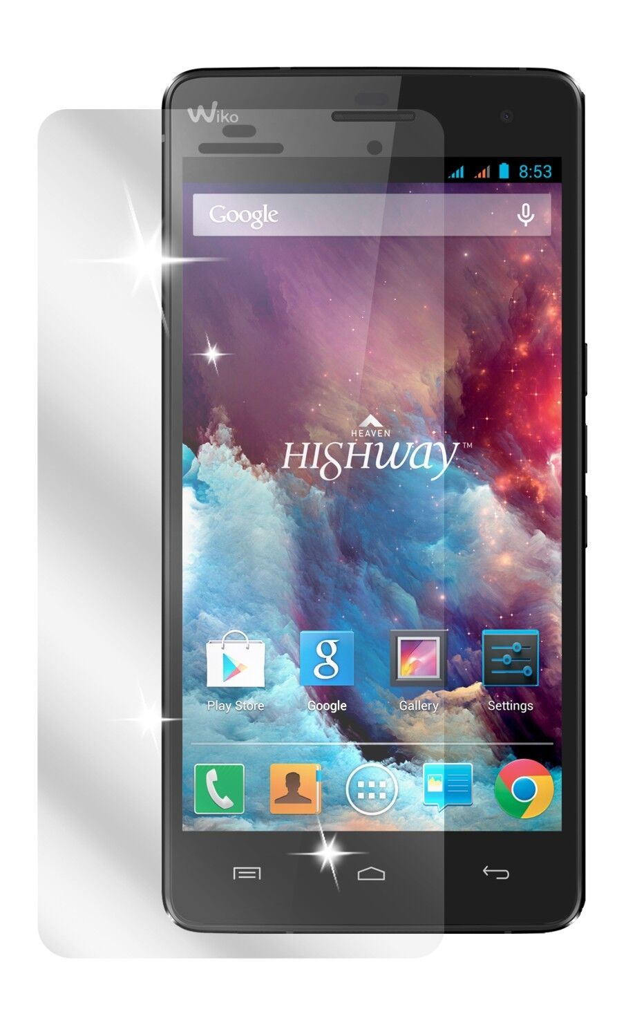 2x Schutzfolie klar für Highway Wiko Display-Schutzfolie