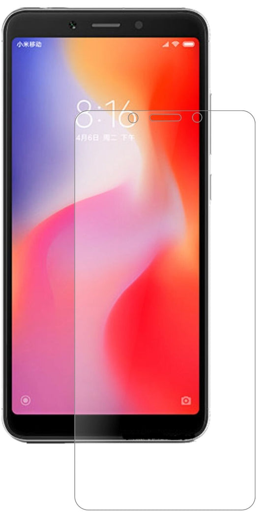 1x 9H Schutzfolie matt für Xiaomi Redmi 6 Panzerfolie