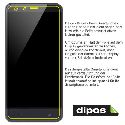 Schutzfolie mit optimaler Passform, zur Verwendung mit Hüllen geeignet