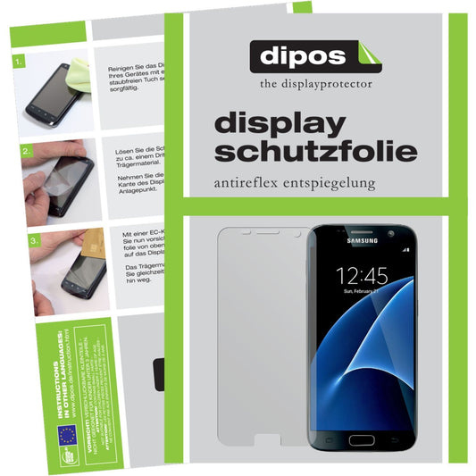 6x Schutzfolie matt für Galaxy S7 Samsung Display-Schutzfolie