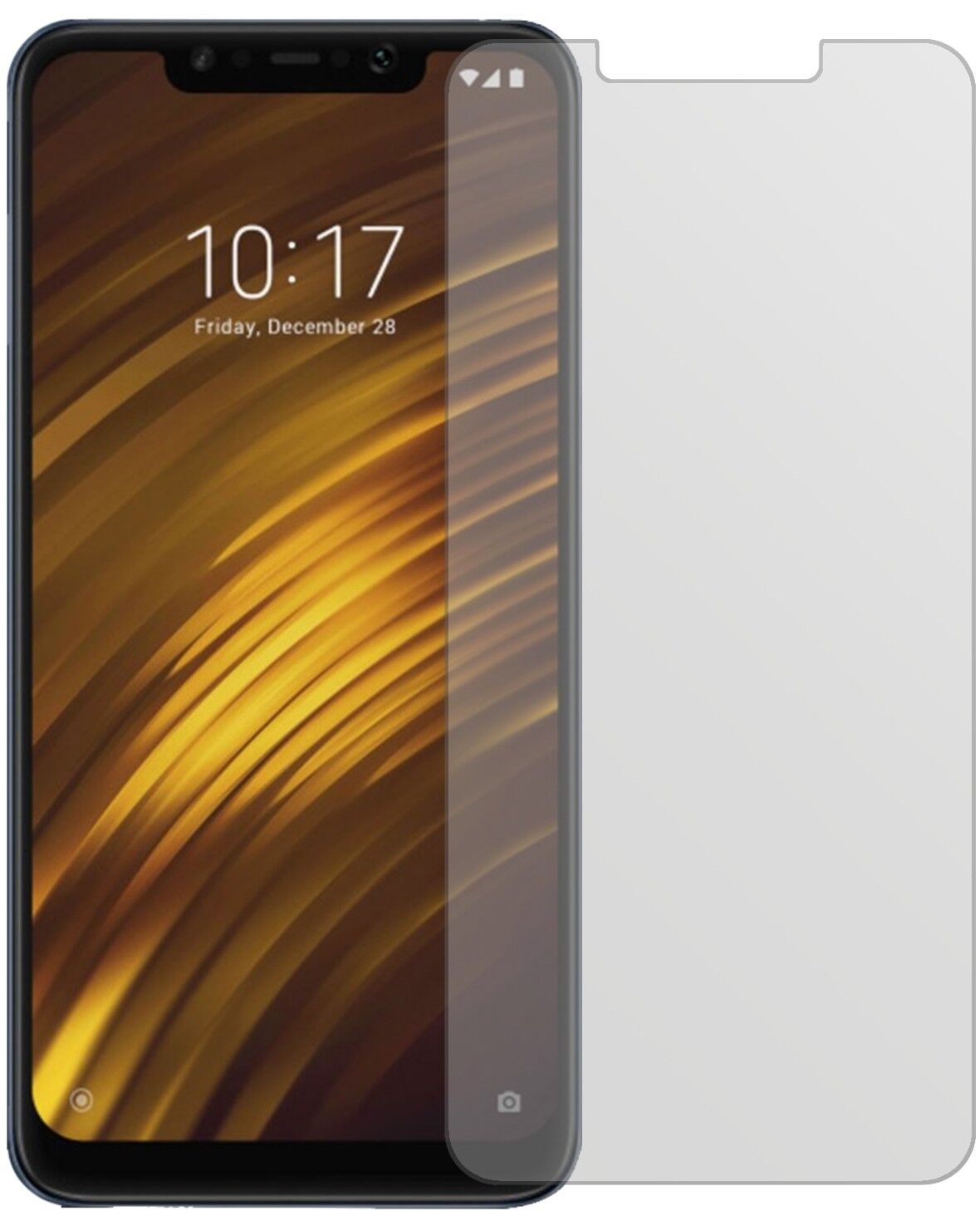 5x Schutzfolie matt für Xiaomi Pocophone F1 Display-Schutzfolie