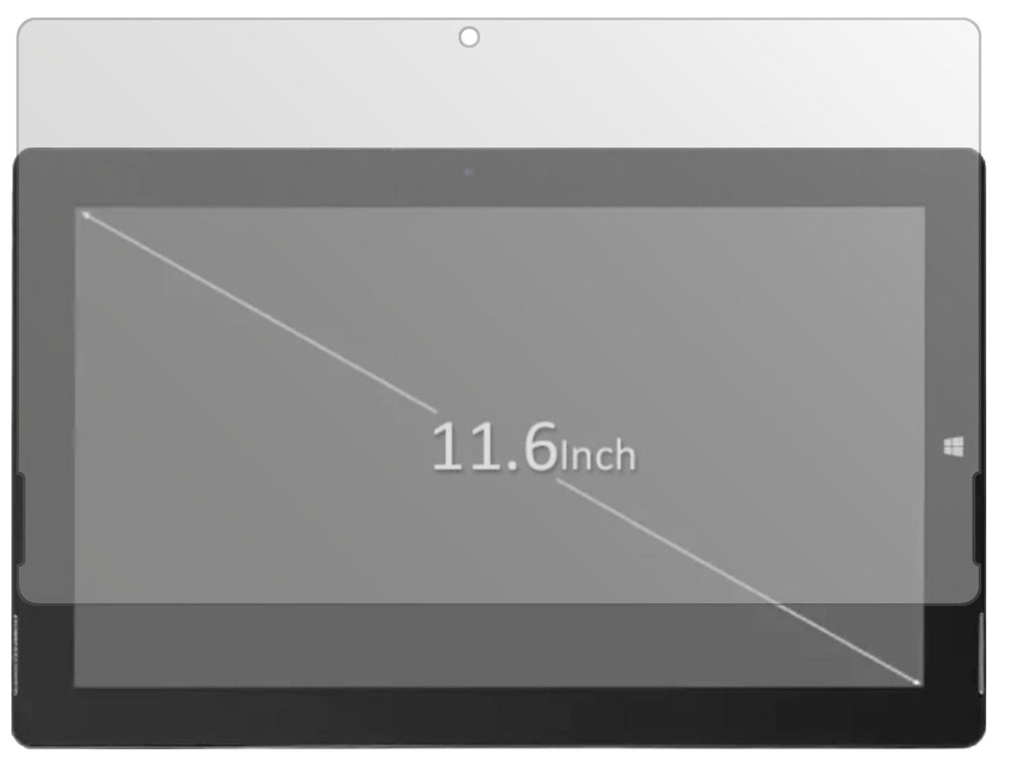 1x Schutzfolie matt für Jumper Ezpad 6 Plus Display-Schutzfolie