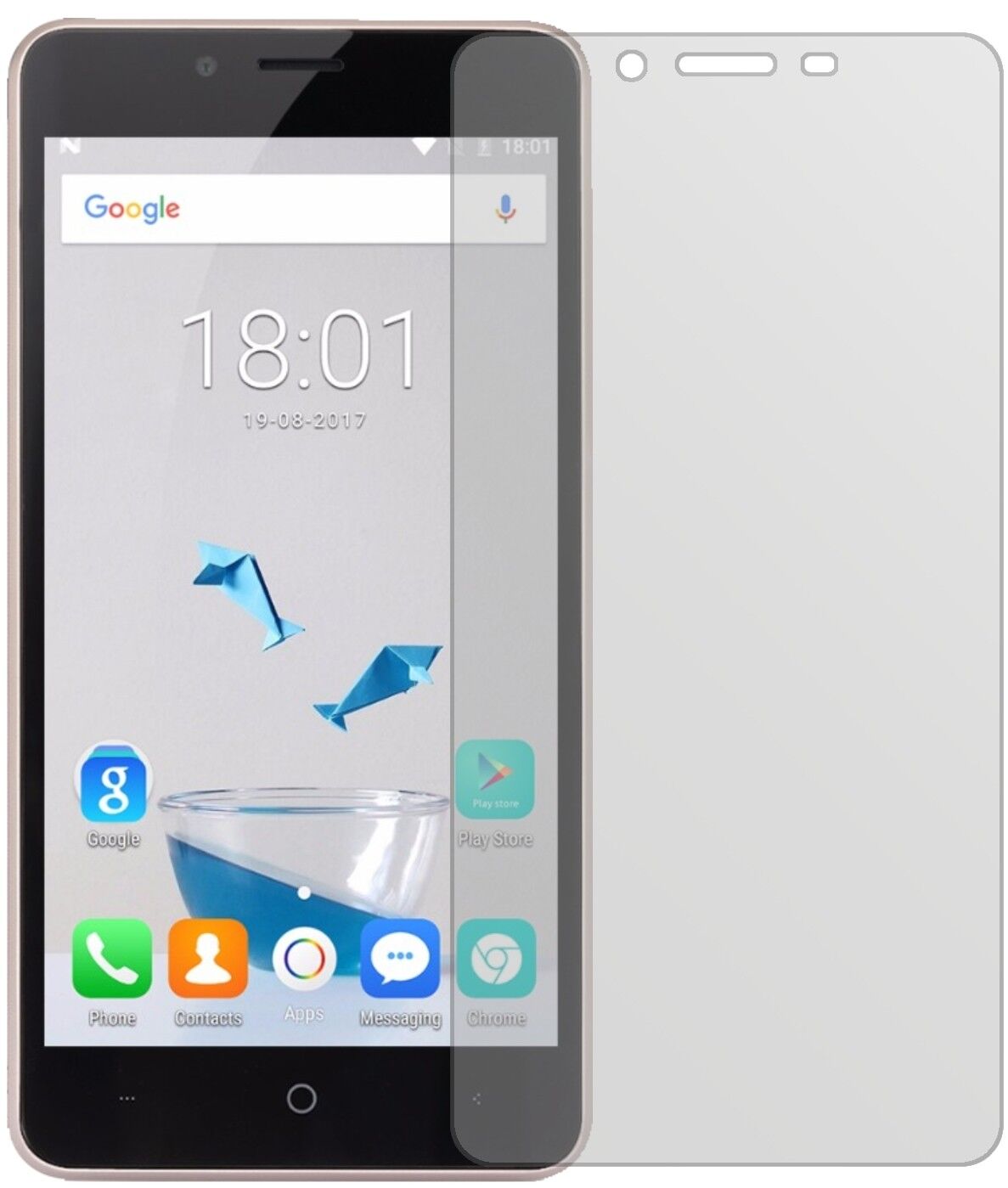 5x Schutzfolie matt für Leagoo Kiicaa Power Display-Schutzfolie