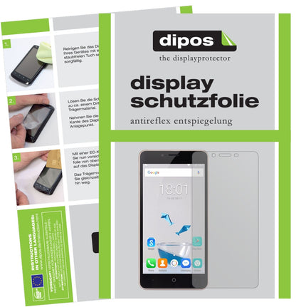 5x Schutzfolie matt für Leagoo Kiicaa Power Display-Schutzfolie