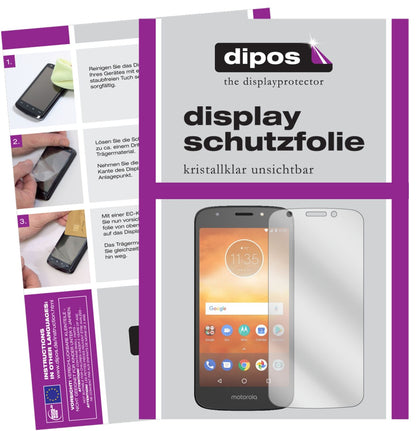 5x Schutzfolie klar für Motorola Moto E5 Play Go Display-Schutzfolie