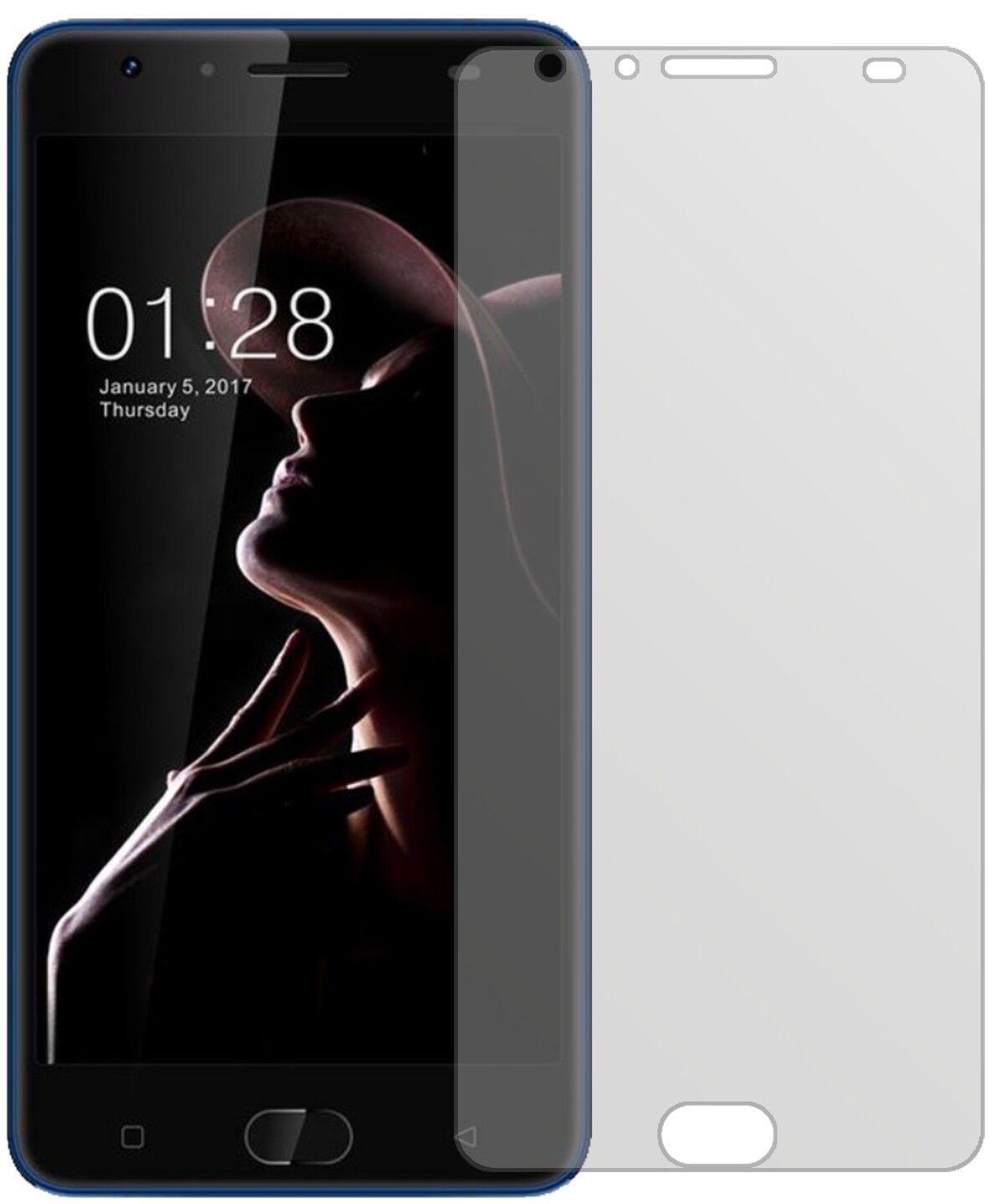 Matte Displayschutzfolie von dipos passend für Gretel GT6000, präziser Zuschnitt und blasenfrei montiert