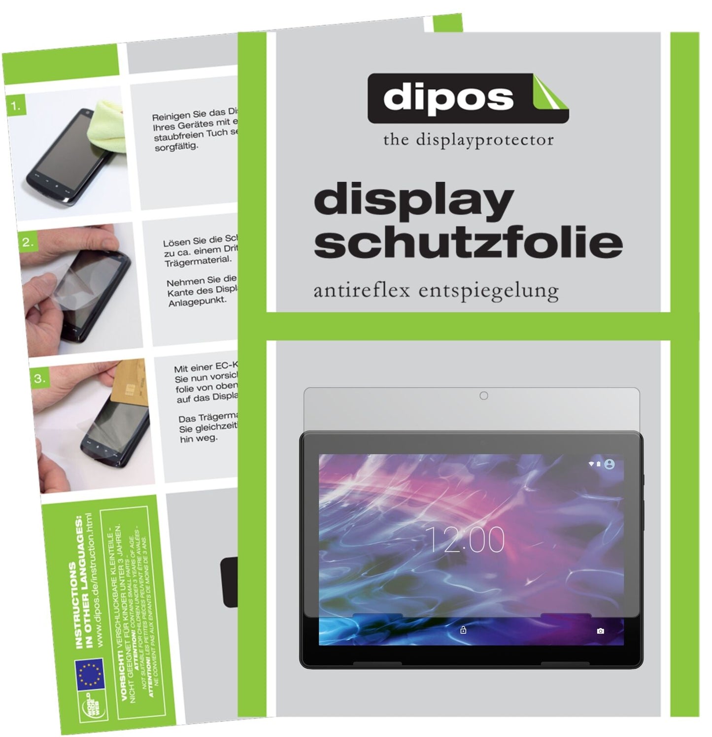 1x Schutzfolie matt für Medion Lifetab E10604 Display-Schutzfolie