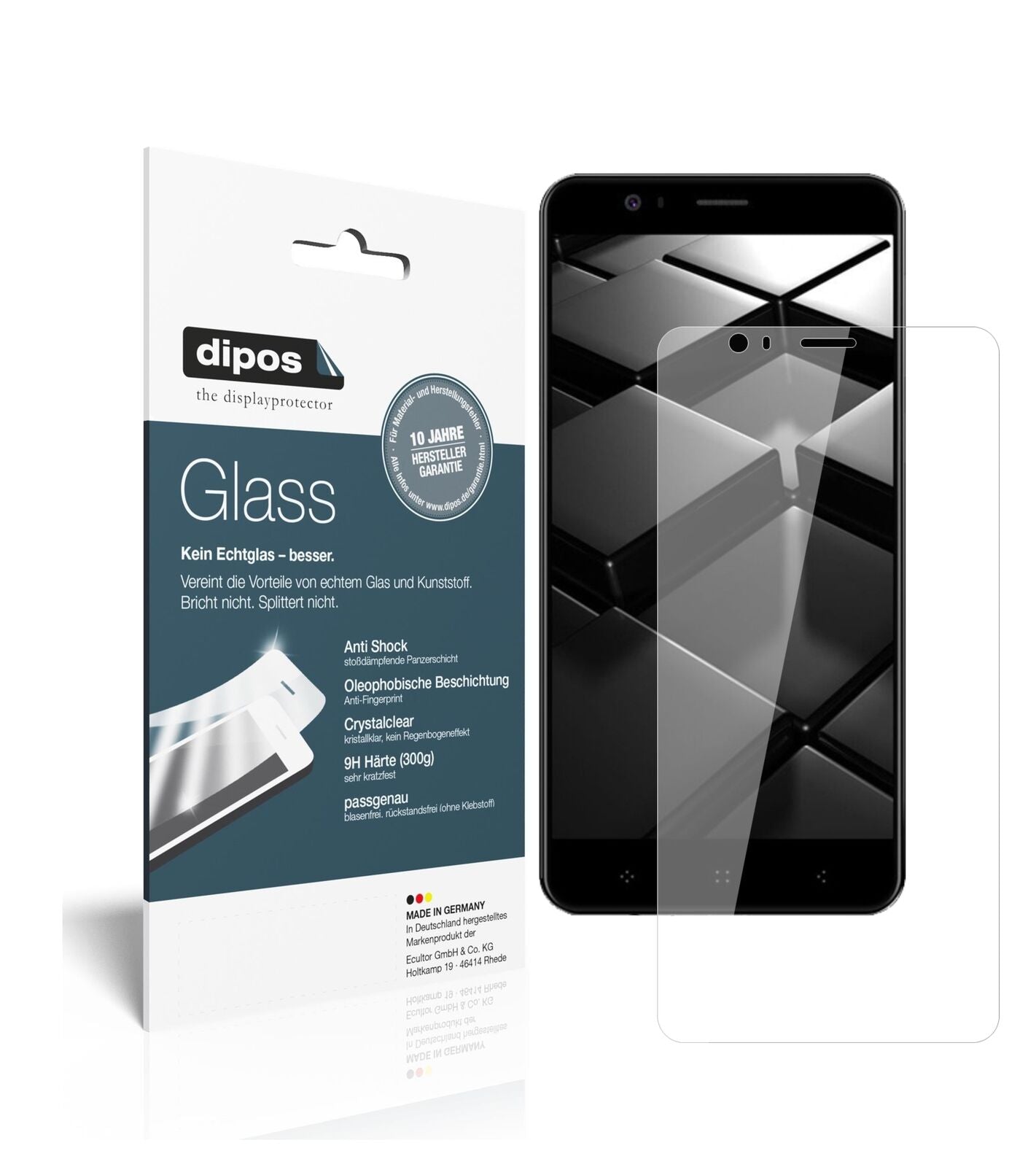 1x 9H Schutzfolie für Elephone P8 Mini Panzerfolie