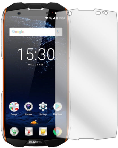 Klare Displayschutzfolie von dipos passend für Oukitel WP5000, präziser Zuschnitt und blasenfrei montiert