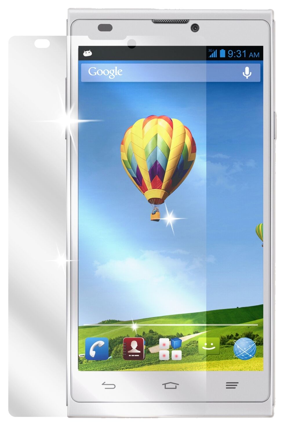 2x Schutzfolie klar für Blade L2 ZTE Display-Schutzfolie