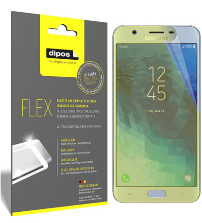 2x 3D Full Cover Schutzfolie für Samsung Galaxy J7 Star
