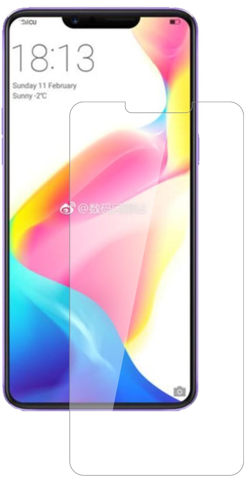 Klare Displayschutzfolie von dipos passend für Oppo R15 Dream Mirror, 9H kratzfest und blasenfrei montiert