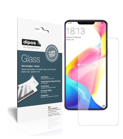 OppoR15 Dream Mirror mit aufgebrachter dipos Flex Schutzfolie, glasklare Darstellung ohne Einschränkungen