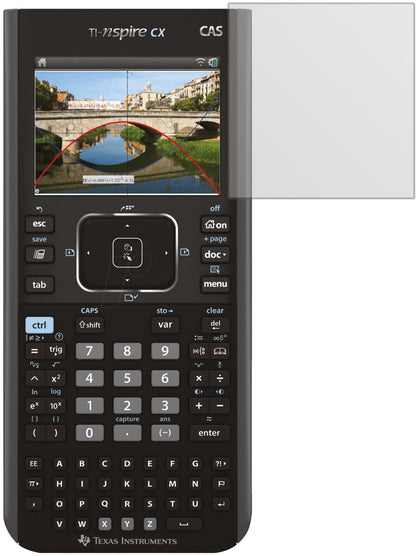5x Schutzfolie matt für Texas Instruments TI Nspire CX Taschenrechner Display-Schutzfolie