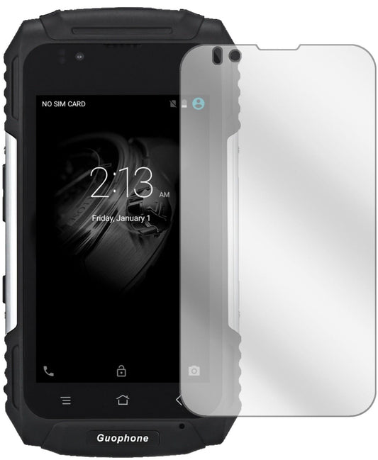 Klare Displayschutzfolie von dipos passend für Guophone V88, präziser Zuschnitt und blasenfrei montiert