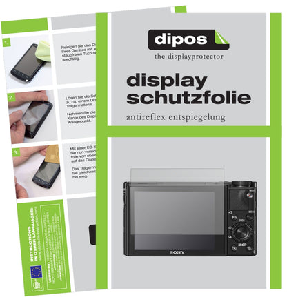 5x Schutzfolie matt für Sony DSC-RX100 V Display-Schutzfolie