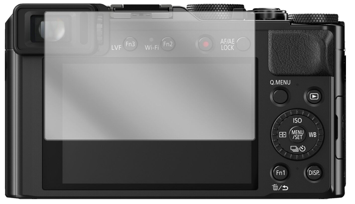 5x Schutzfolie klar für Panasonic Lumix DC-LX100 II Display-Schutzfolie