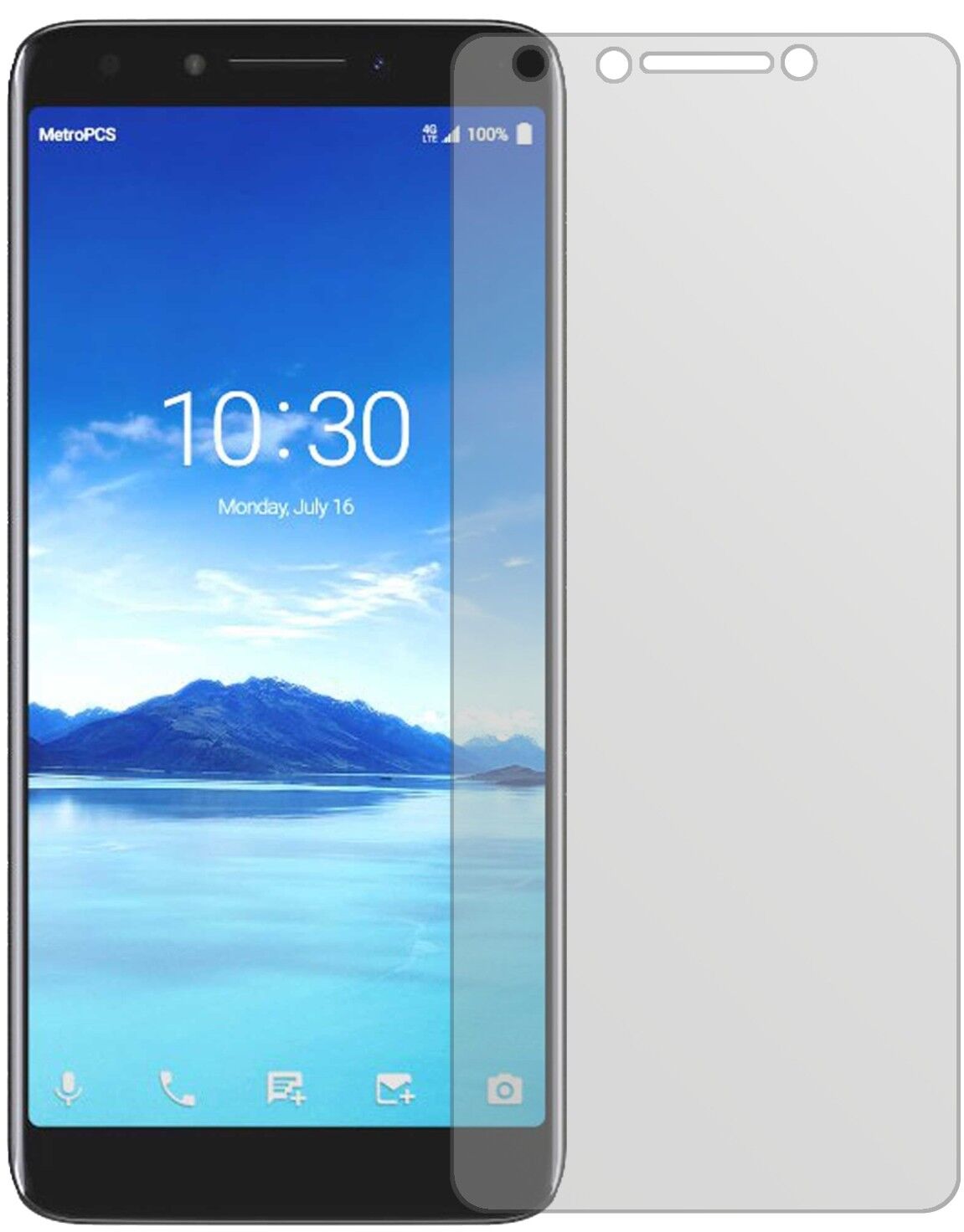 1x Schutzfolie matt für Alcatel 7 Display-Schutzfolie