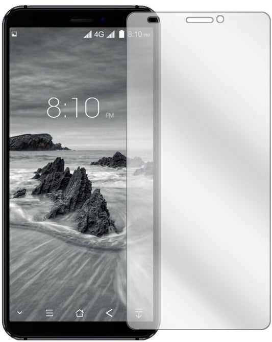 Klare Displayschutzfolie von dipos passend für Blackview S6, präziser Zuschnitt und blasenfrei montiert