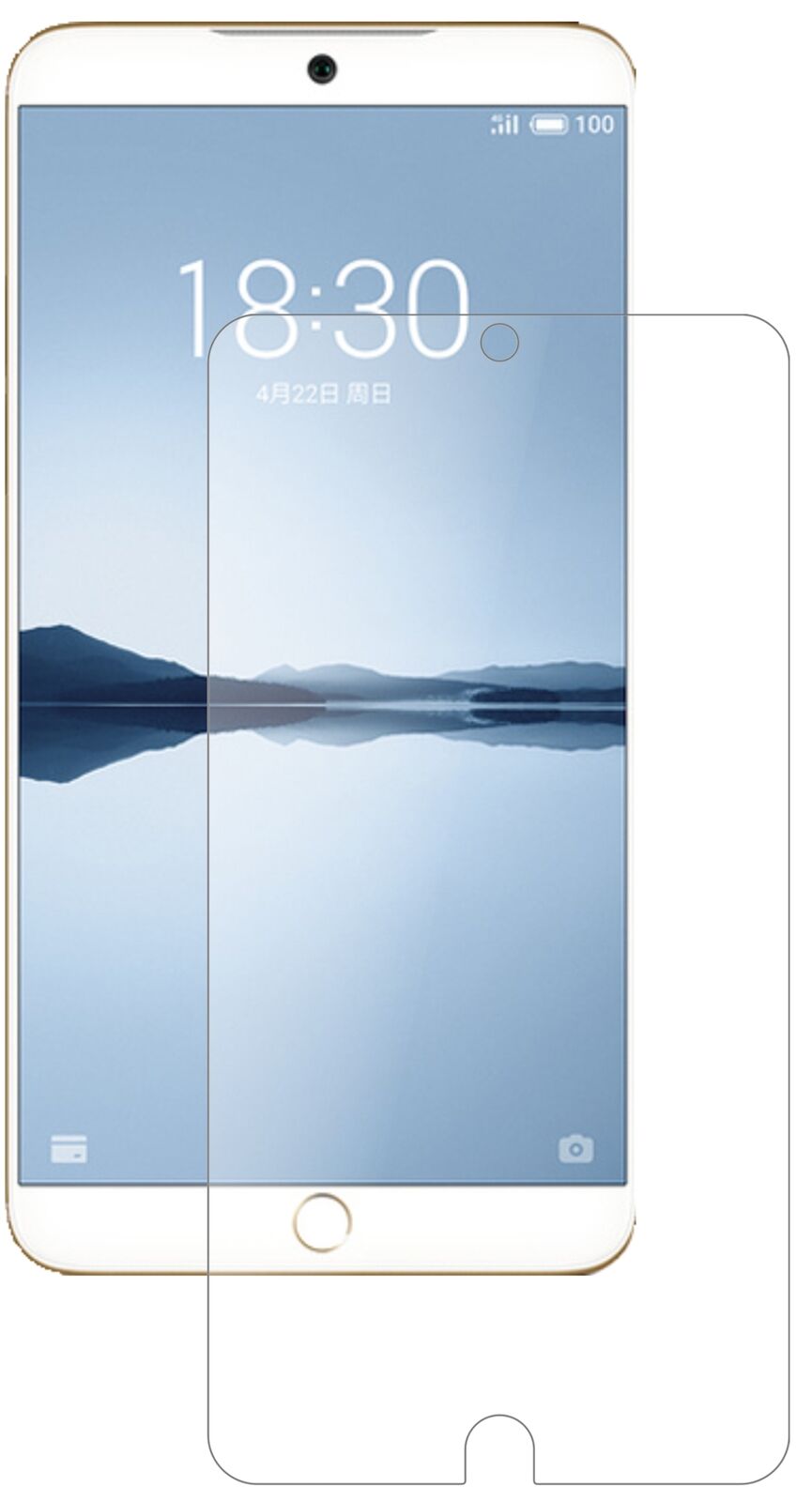 1x 9H Schutzfolie matt für Meizu 15 Panzerfolie