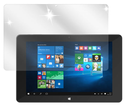 2x Schutzfolie klar für SurfTab duo W1 Volks-Tablet TrekStor Display-Schutzfolie