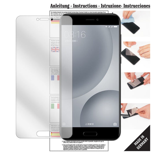 6x Schutzfolie klar für Xiaomi Mi 5c Display-Schutzfolie
