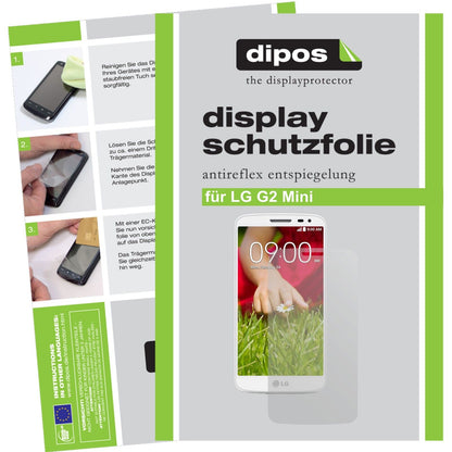 2x Schutzfolie matt für G2 Mini LG Display-Schutzfolie