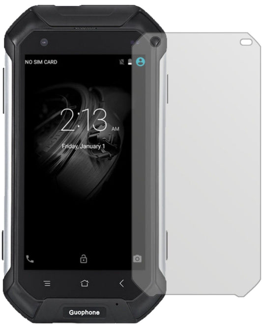 Matte Displayschutzfolie von dipos passend für Guophone V19, präziser Zuschnitt und blasenfrei montiert