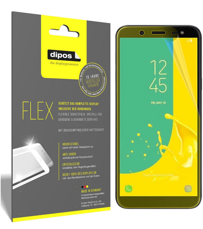2x 3D Full Cover Schutzfolie für Samsung Galaxy J6 (2018)