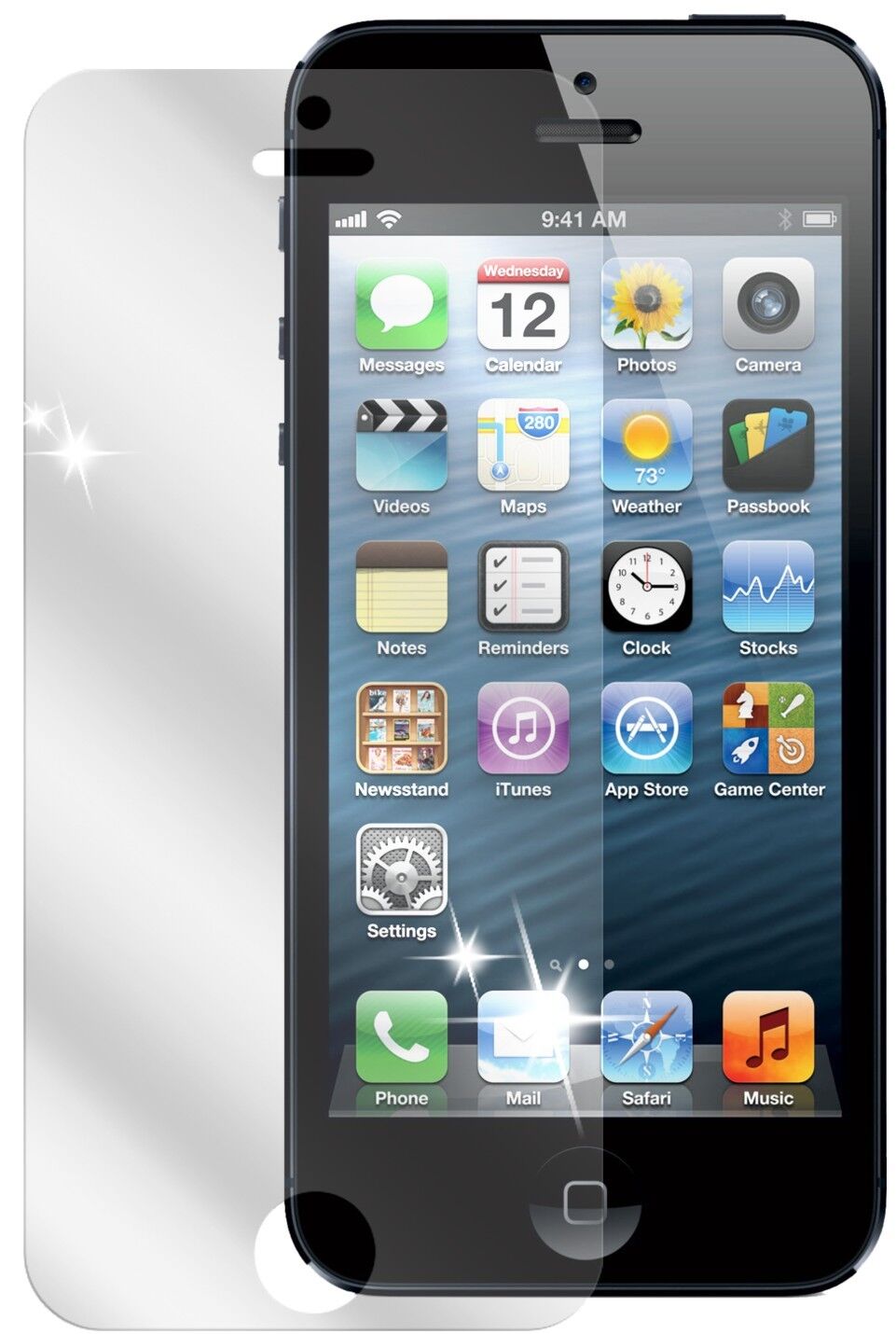 6x Schutzfolie klar für iPhone 5C Apple Display-Schutzfolie