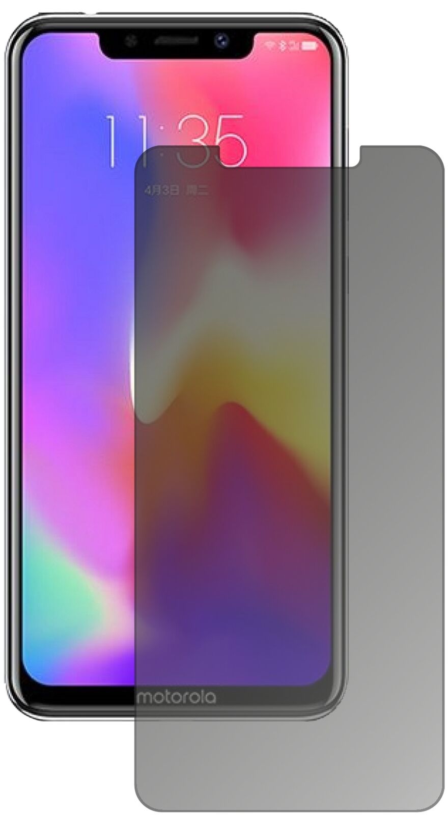 Blickschutzfolie für Motorola P30 matt Schutzfolie Privacy