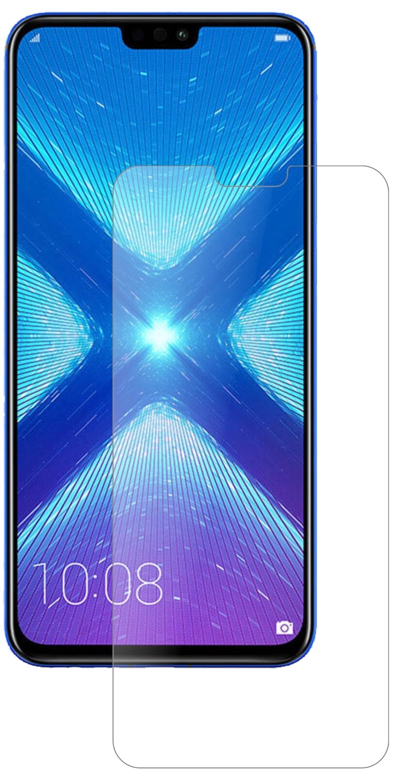 1x 9H Schutzfolie matt für Honor 8X Max Panzerfolie