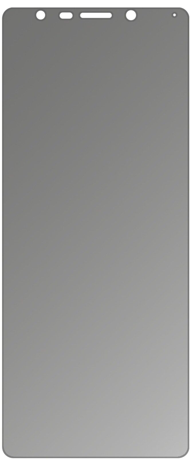 Blickschutzfolie für Wiko View Go matt Schutzfolie Privacy