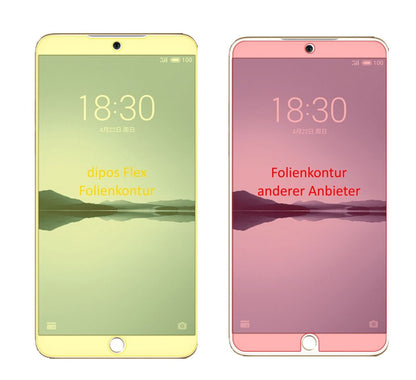 2x 3D Full Cover Schutzfolie für Meizu 15