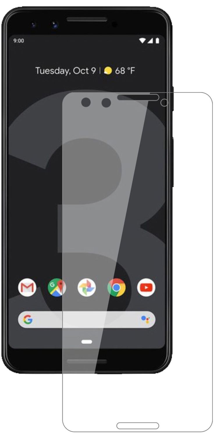 1x 9H Schutzfolie für Google Pixel 3 Panzerfolie