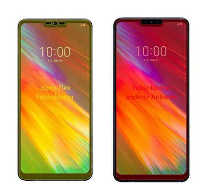 2x 3D Full Cover Schutzfolie für LG G7 One