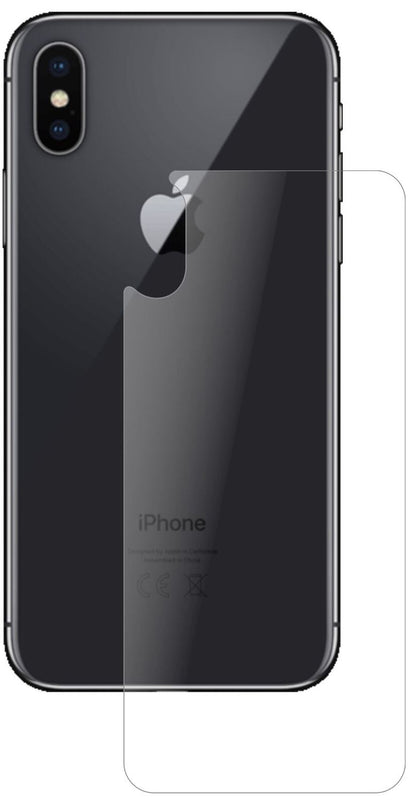 1x 9H Schutzfolie matt für Apple iPhone XS Rückseite Panzerfolie