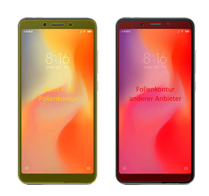 2x 3D Full Cover Schutzfolie für Xiaomi Redmi 6